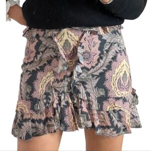 Isabel Marant Ruffled Cotton Skirt Size 38